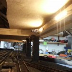 Eclairage de la gare souterraine